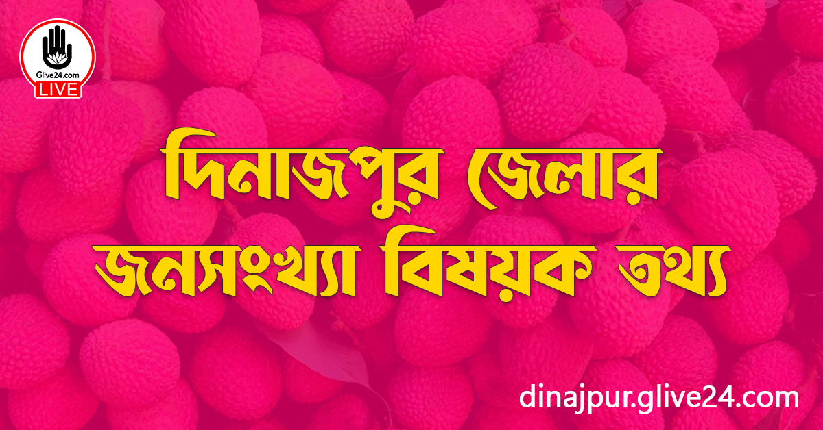 দিনাজপুর জেলার জনসংখ্যা বিষয়ক তথ্য